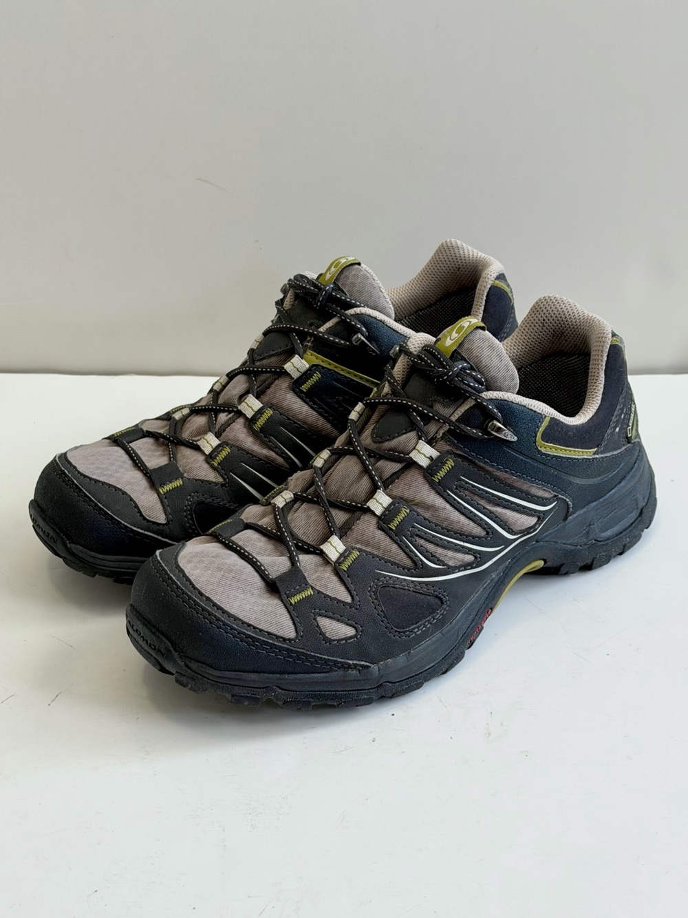 Salomon Ellipse Gore-Tex Women's Hiking Shoes Black Tan 145464 Size 7.5